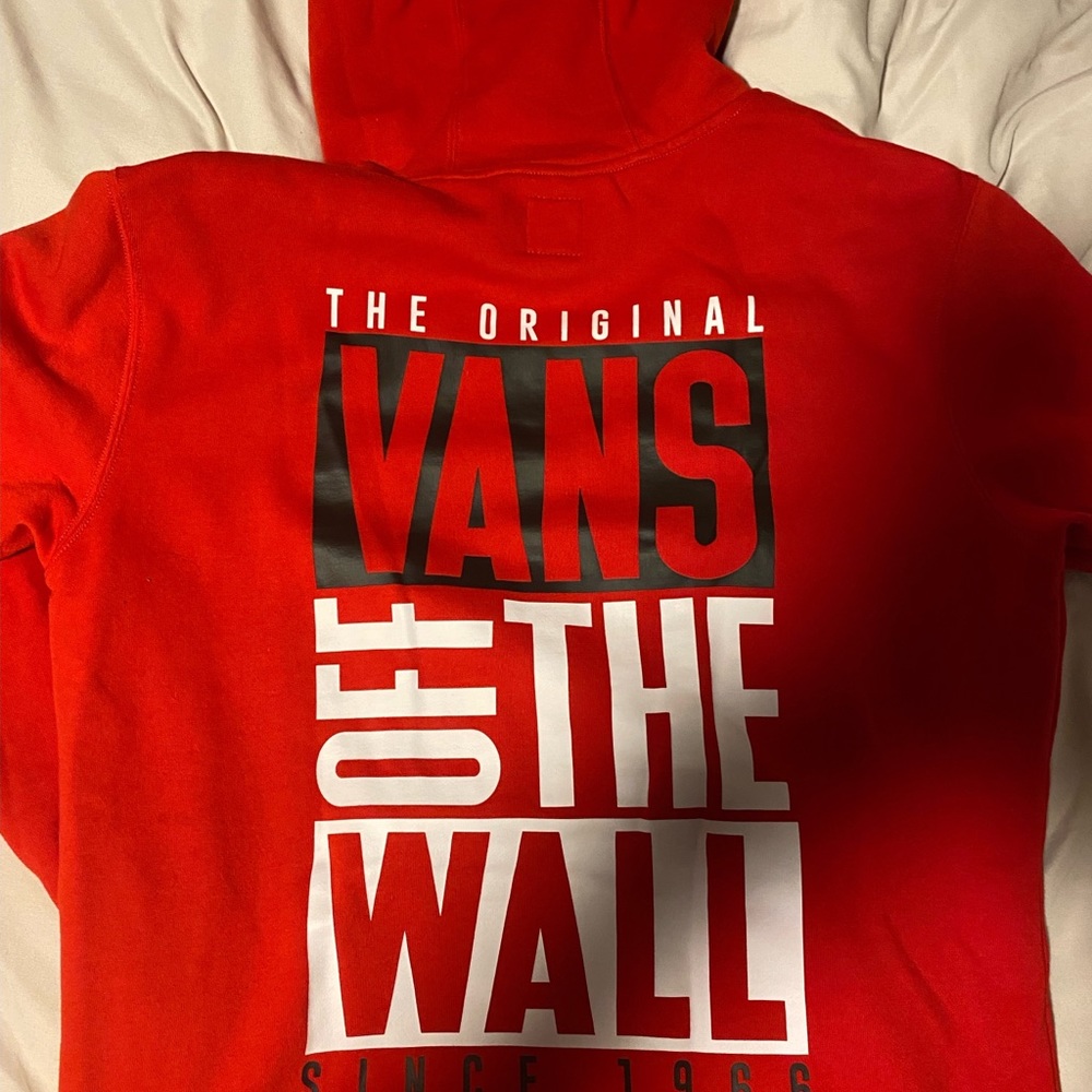 Red Vans Sweatshirt/Hoodie - Men’s Medium